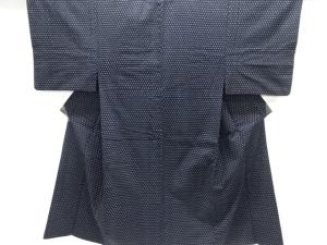 アンティーク　木綿本場久留米霰絣男物着物